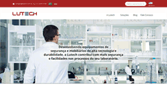 Desktop Screenshot of lutech.com.br