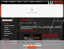Tablet Screenshot of lutech.pl